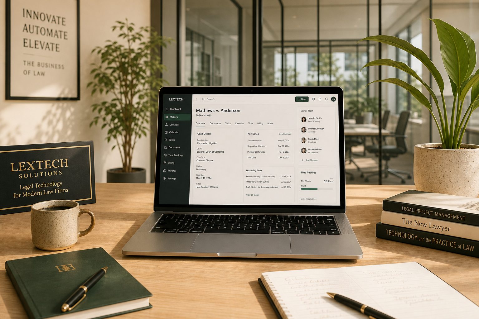 Legal services technology platform by HSKG LTD